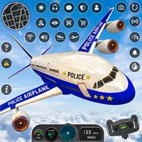 Police Airplane Simulator Game icon