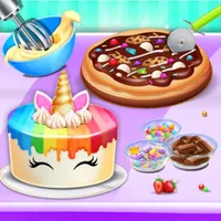 Unicorn Cake Game Baking Sweet icon