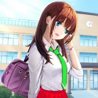 Anime Girl High School Life 3D icon