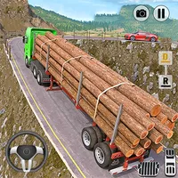 Log Transporter Truck Driving icon