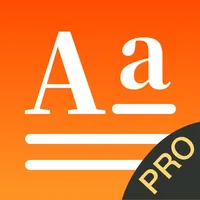 Font pro,Font style icon