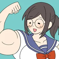 Muscle Girl protects Ren-kun! icon