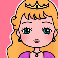 Pink Princess Coloring Book icon