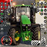 US Tractors Farming Games icon