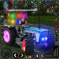 Modern Farmer Tractor Game 3D icon