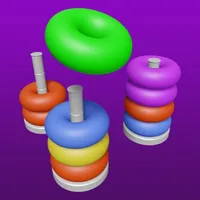 3D Color Sort Hoop Stack icon