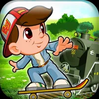 Subway Boy Racer vs Train icon