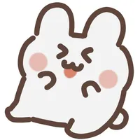 cutee rabbit sticker icon