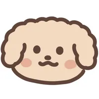 toy poodle sticker icon