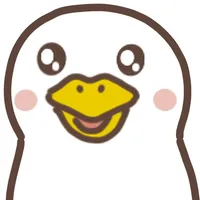 cutee duck sticker icon