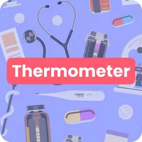 The thermometer body temp арр icon