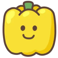 cute paprika sticker icon