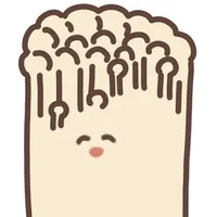 Enokitake sticker icon