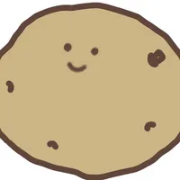 cute potato sticker icon