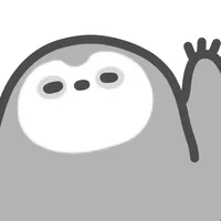 gray sloth sticker icon