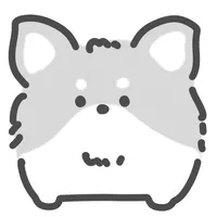 gray chihuahua sticker icon