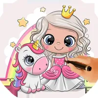 Coloring Princess for Kids icon