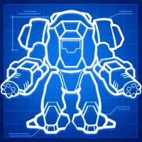 Mech robot construction 3d icon