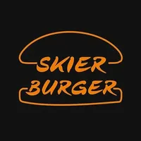 Skier burger icon