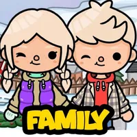 Toca funny family : House tour icon