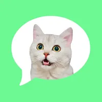 Message Stickers: cat emoticon icon