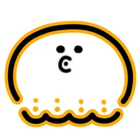 neon octopus sticker icon