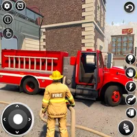 US Fire Truck Firefighter Game icon