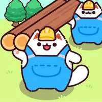Idle Lumbercat - Wood Games icon