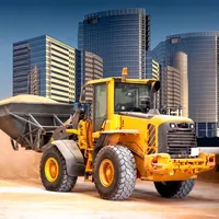 Construction Heavy Machines 3D icon