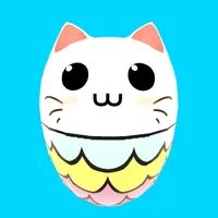 cat mermaid caring game icon