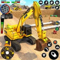 JCB Backhoe Loader Driving icon