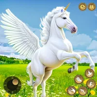 Flying Horse Unicorn Fantasy icon