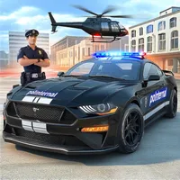 Fast Chase Street Cop Car Game icon