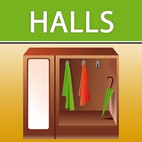 Halls, lobbies and stairs icon