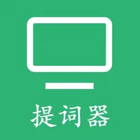 Floating teleprompter icon