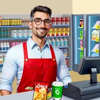 Supermarket Shop Sim Game 2024 icon