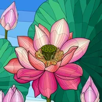 Senior Color - Paint By Number icon