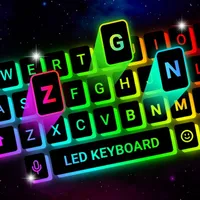 Neon LED Keyboard -RGB & Emoji icon