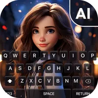 AI Photo Background Keyboard icon
