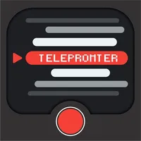 Teleprompter:Video captions icon