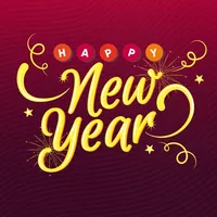 Happy New Year GIF icon