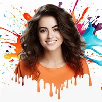 Drip Photo Neon Spiral Editor icon