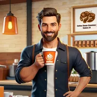 Fast Food & Coffee Shop Sim icon