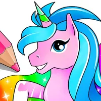 Coloring Book for Girl Unicorn icon
