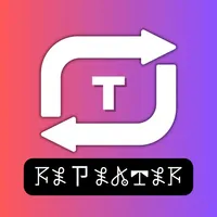 Text Repeater Loop Text icon