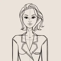 Fashion Sketch Clothing Design icon