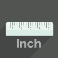 Inch Ruler device size measure icon