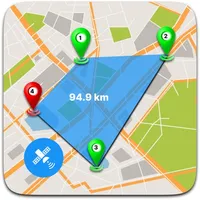 GPS Land Area Measure Live icon