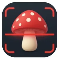 Mushroom identifier by snap icon