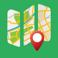 GPS fields area measure map ㅤ icon